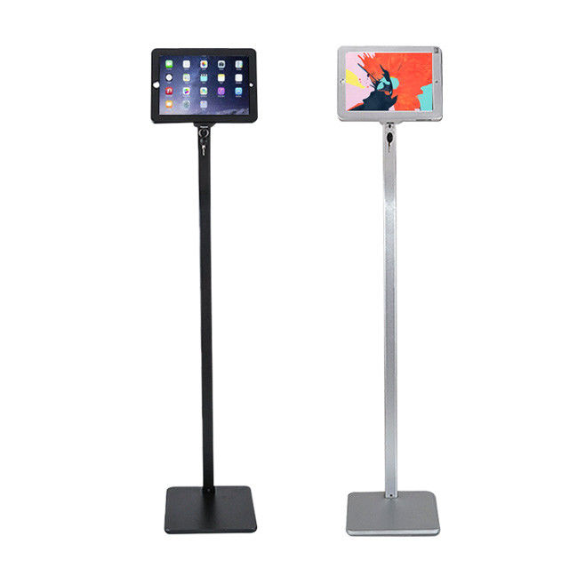 Standing LCD Advertising Display Metal Material With 2 Meter Calbe For Ipad 9.7 Ipad Mini