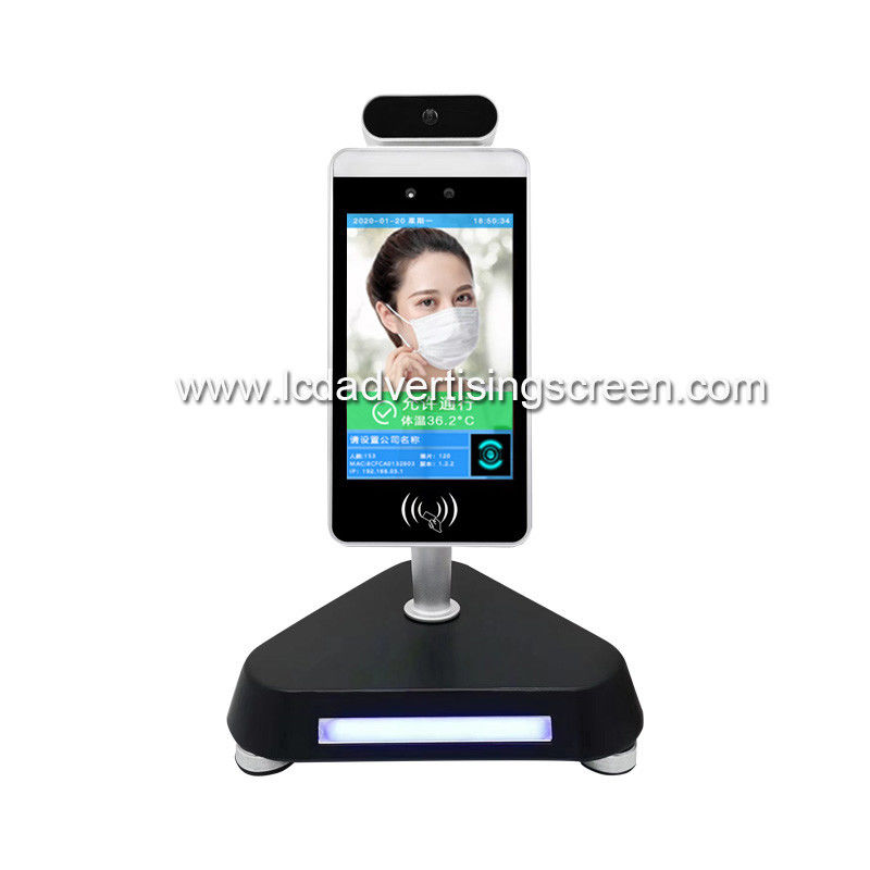 8inch LCD Facial Recognition Infrared Thermal Imaging With Abnormal Body Temperature Measuring Alarm Management System