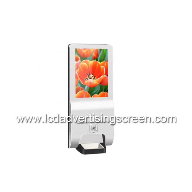 21.5 Inch LCD Advertising Screen With Automatic Hand Sanitizer Dispenser Android 7.1 Version