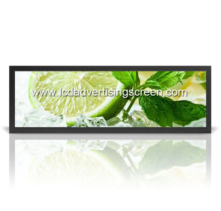 Android 28 Inch 700 Nits 1920*360 Stretched Bar LCD Touch Screen Open Frame or with Frame