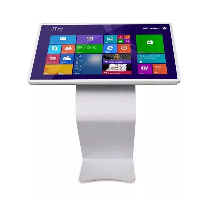 K Type Stand Infrared 10 Point Lcd Touch Kiosk Windows Operate System I3 I5 I7 4GB 128GB