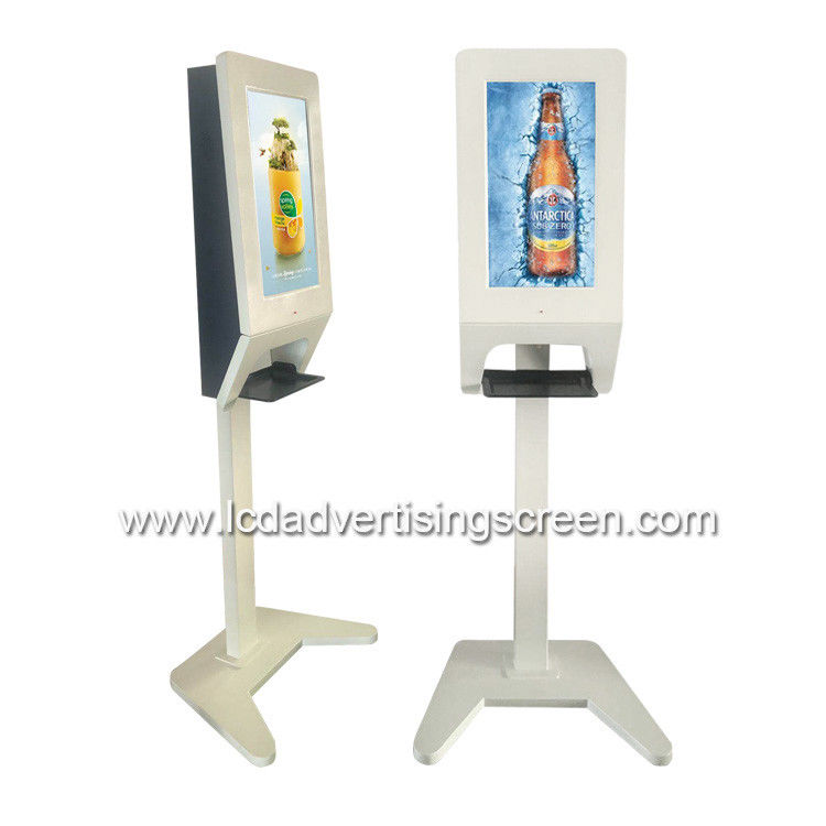 Android 450cd/M2 Hand Washing Foam LCD Advertising Screen