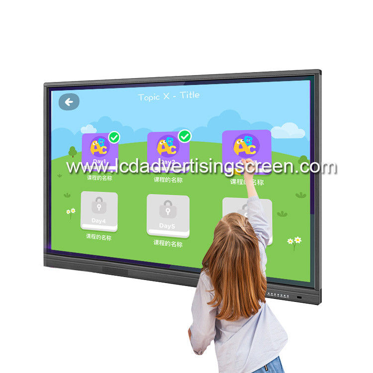 Infrared 400cd/M2 55" Touch Screen Interactive Whiteboard