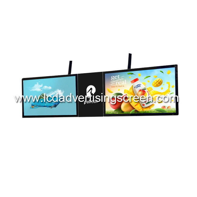 43inch Lcd Advertising Double Screen With Ceiling Mount Type Android Version With Tv Signal