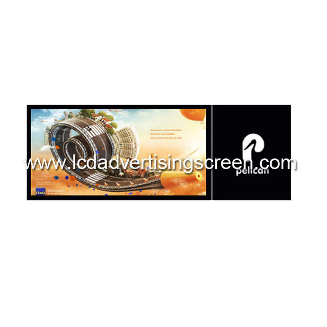 43inch Lcd Advertising Double Screen With Ceiling Mount Type Android Version With Tv Signal