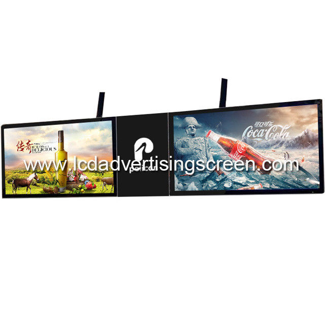 43inch Lcd Advertising Double Screen With Ceiling Mount Type Android Version With Tv Signal