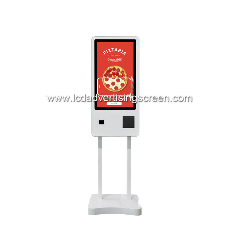 24 Inch LCD Floor Standing Self ordering kiosk Without POS Machine