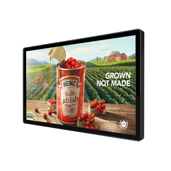 Wall Mounted 43" 49" LCD Digital Advertising Equipment