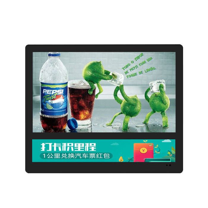 27'' Super Slim IPS LCD Advertising Display For Indoor Elevator