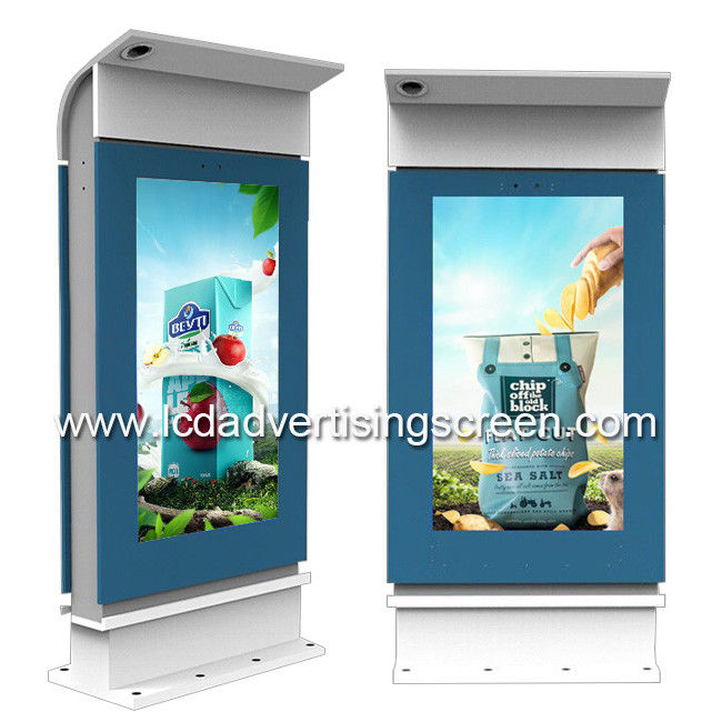 Windows 55 Inch Outdoor Digital Signage RAM 4GB For Bus Stop