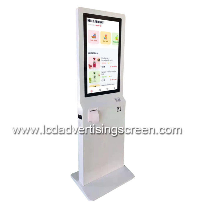 49 Inch Capacitive LCD Digital Signage Kiosk With ID Card Reader