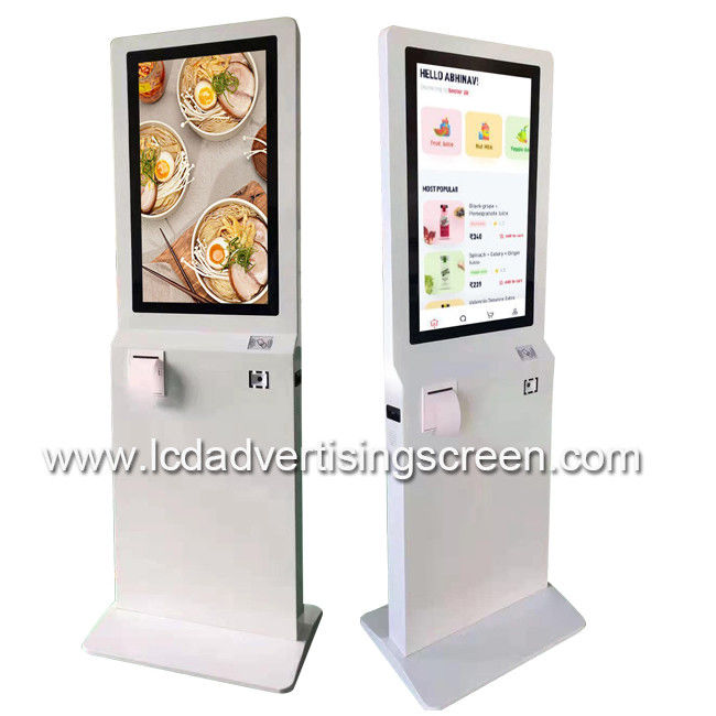 49 Inch Capacitive LCD Digital Signage Kiosk With ID Card Reader