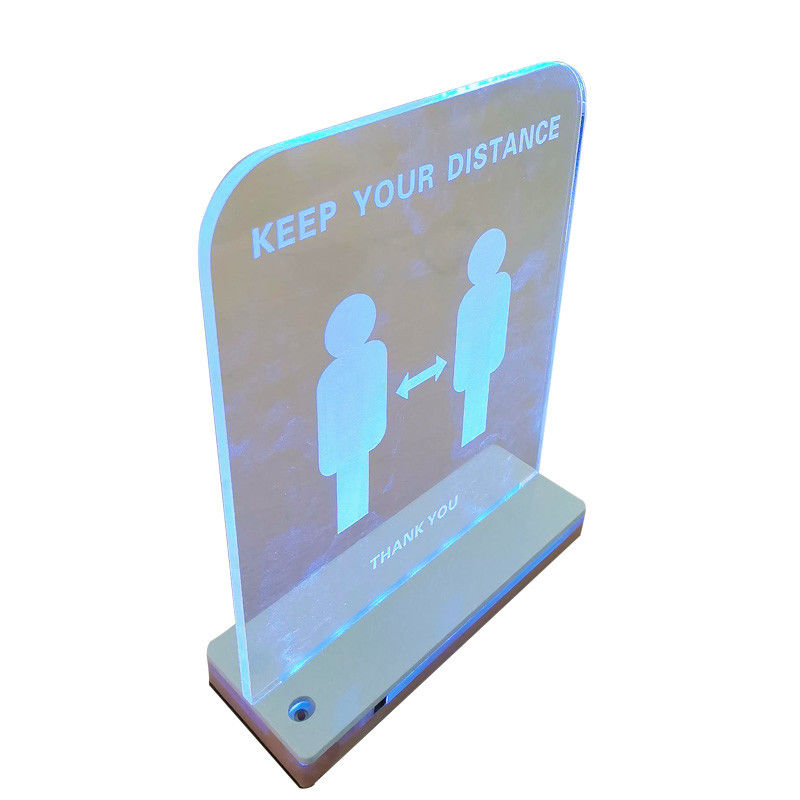 Acrylic Electronic Distance Remaining Board With Wooden Base