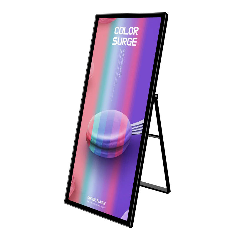 Android 350nit 65 inch TFT digital signage menu boards