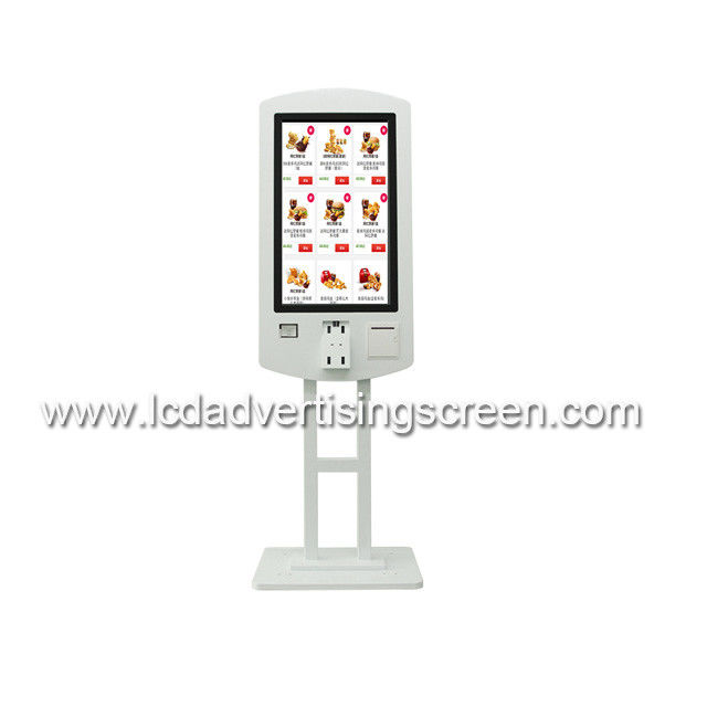 Dual Side Fast Food Ordering Payment Self Service Kiosk For Restaurant Mcdonald's KFC With POS System Payment Softwear