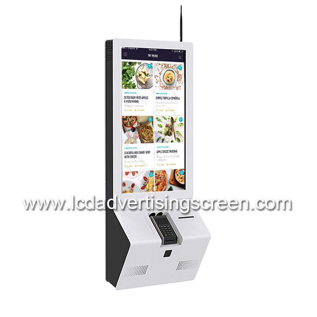 RAM 4G ROM 128G 24in Self Service Payment Kiosk With Metal Shell