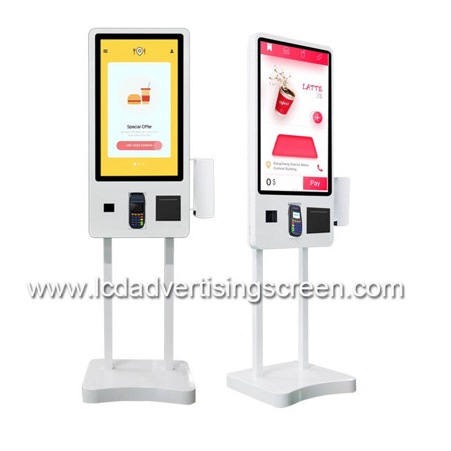 AC110V 32 Inch Capacitive Touch Self Service Payment Terminal