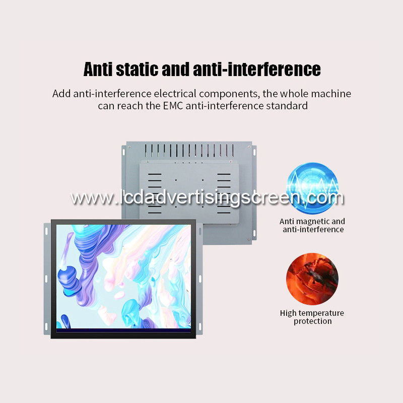 13.3 15.6 21.5 24 32 Inch IPS Panel Waterproof Open Frame LCD Screen Digital Video Display