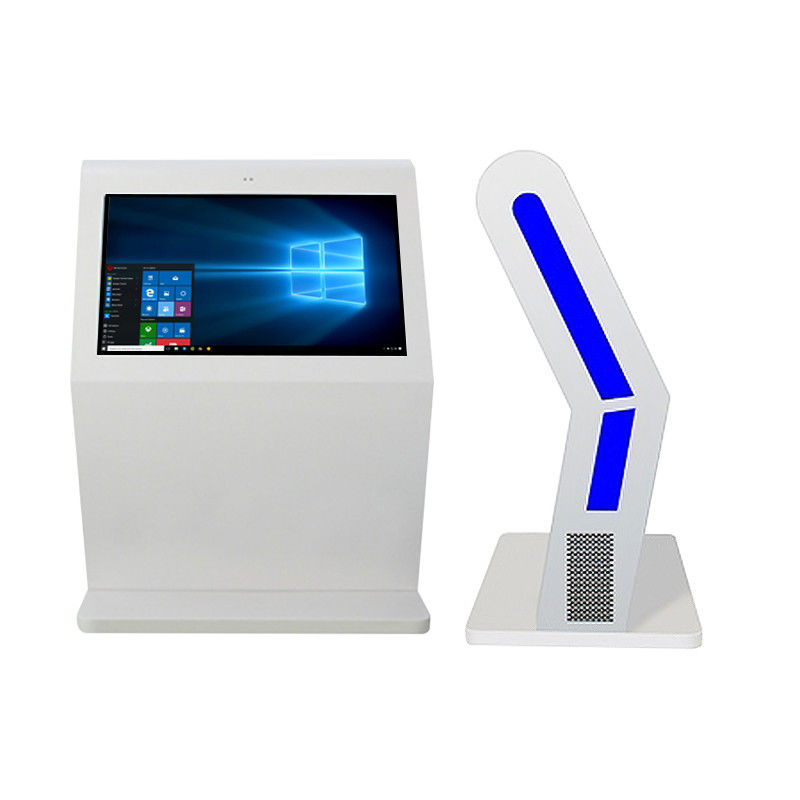 55 Inch Outdoor IP67 Waterproof Bend LCD Touch Kiosk With 10 PC Computer