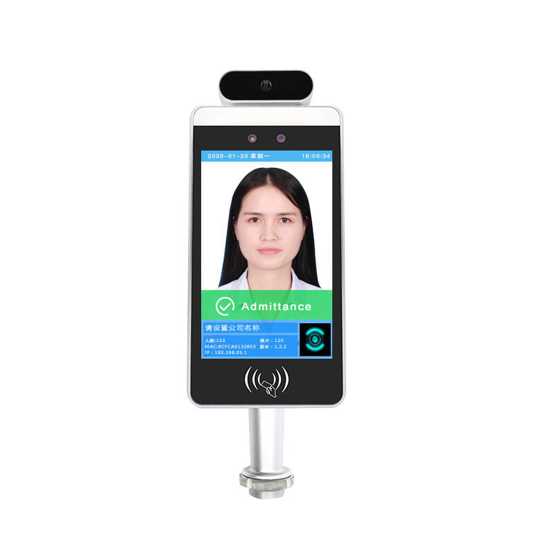 Interactive 8inch Face Recognition Temperature Device With Android 7.1 System