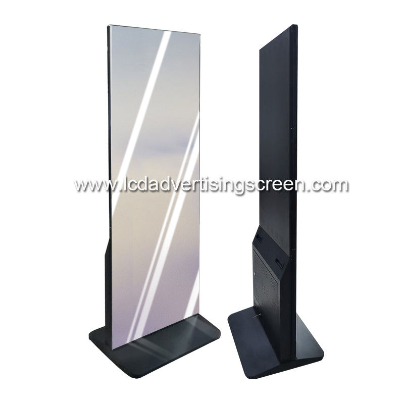 Sport Fittness Dual Function Mirror Lcd Advertising Kiosk 300 Cd/M2