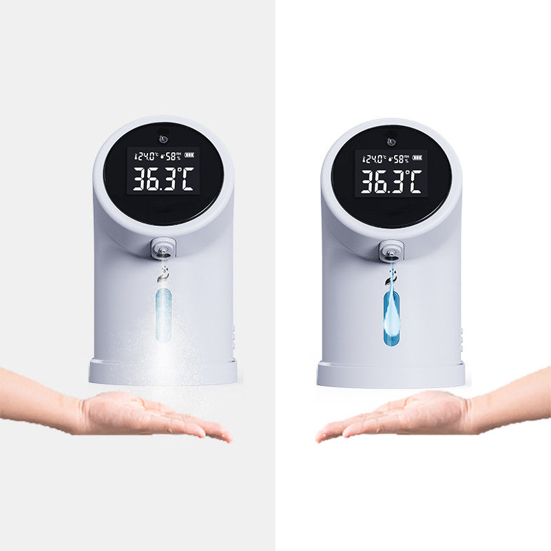 Fever Detector Mini IR Thermometer With Sanitizer Spray Gel Dispenser