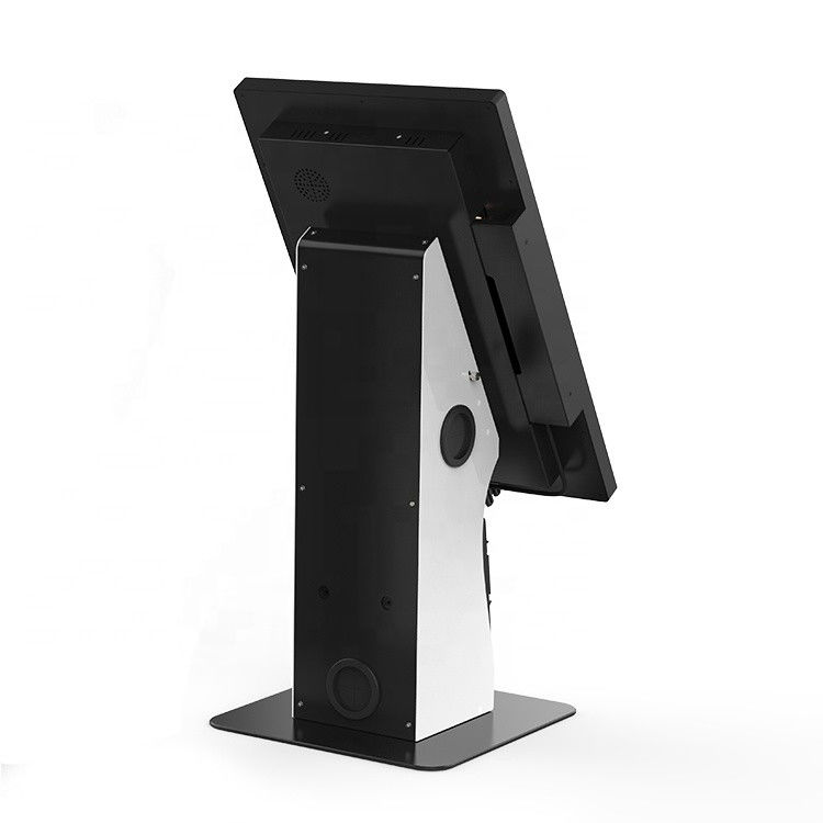 21.5In DeskTop Self Service Payment POS System Kiosk With Post Holder And Printer