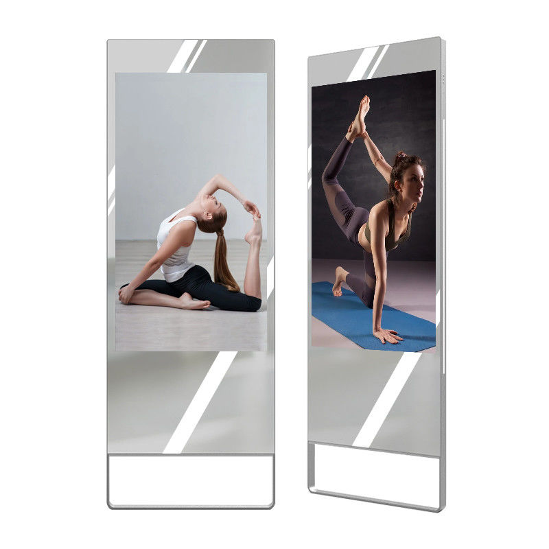 Mirror Infrared Lcd Advertising Display Motion Sensor Fitness 43 Inch