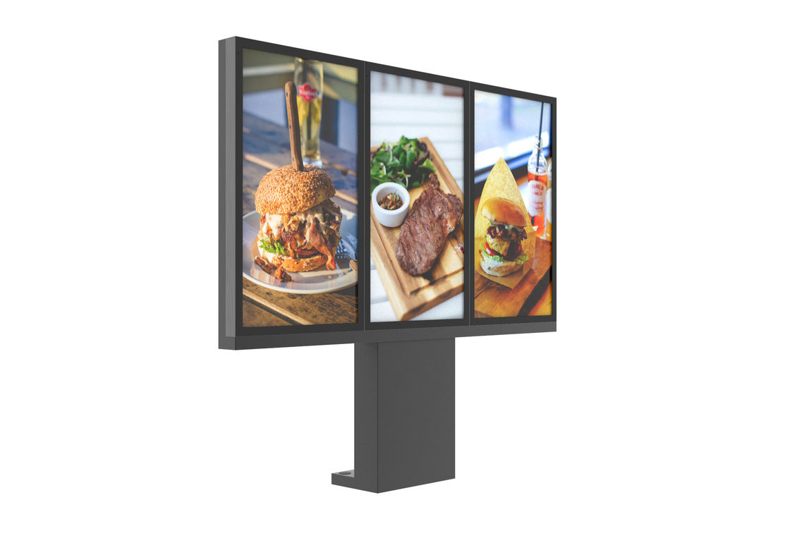 55 Inch Menu Boards Outdoor Lcd Advertising Display FHD 1920x1080