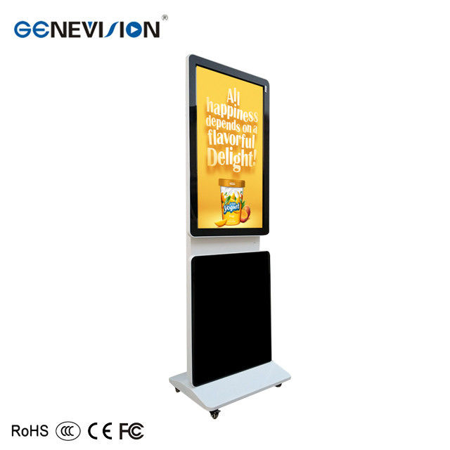 43'' Android Floor Stand Digital Signage 350cd/M2 Multi Touch Screen