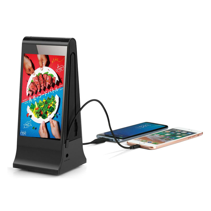 Phone Charging 7inch Media Player Display Food Ordering Electronic Wifi Board