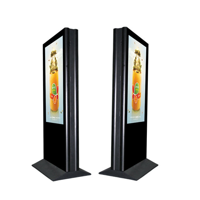 Dual Screen 43 Inch Wifi Android Digital Signage Ram 2G Rom 8G