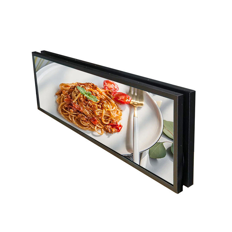 LCD Double Sides Ceiling Mounted Advertising Window Display Android7.1