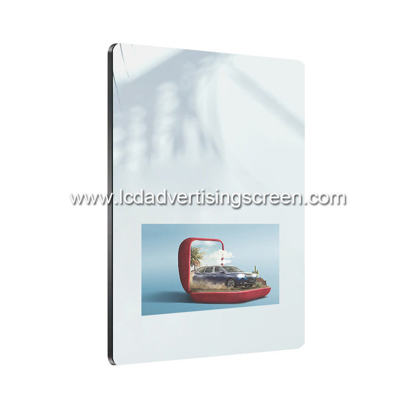 Infrared Sensor 43" Magic Mirror Advertising Screen For Washroom