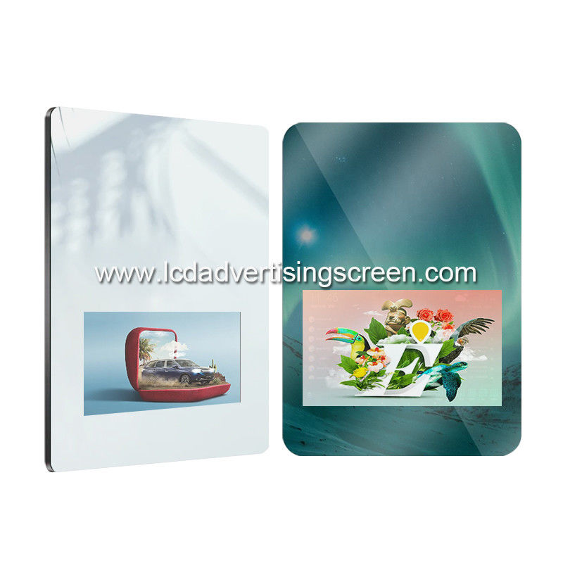 Infrared Sensor 43" Magic Mirror Advertising Screen For Washroom