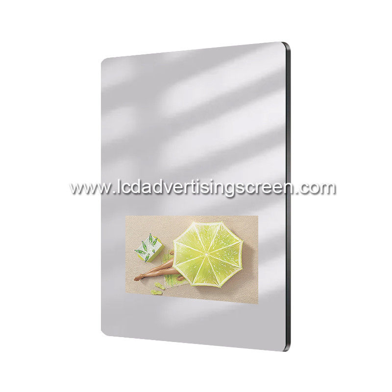 Infrared Sensor 43" Magic Mirror Advertising Screen For Washroom