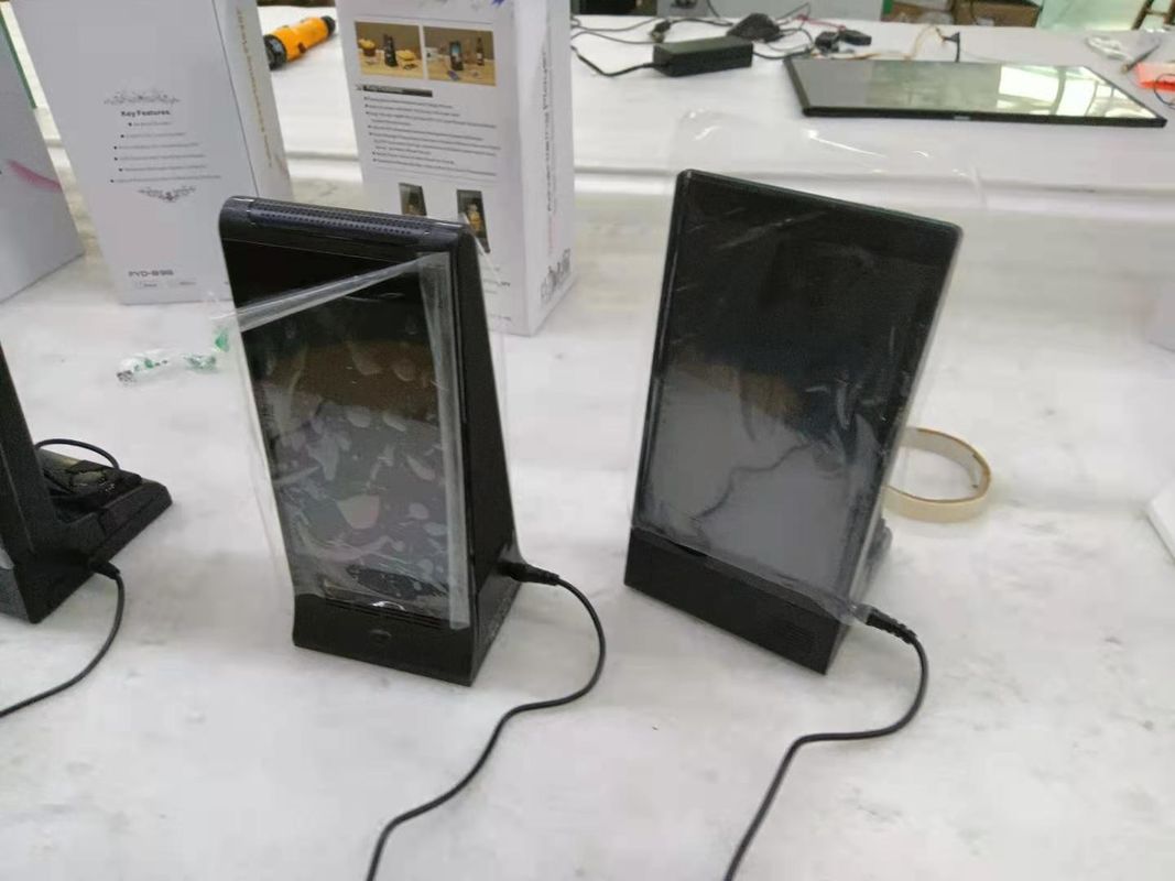 Desktop Dual Sided LCD Touch Screen Advertising Kiosk with WLED Backlight