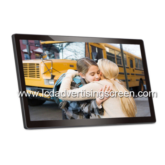 24 Inches Wall Mounted LCD Advertising Media Player 1920x1080