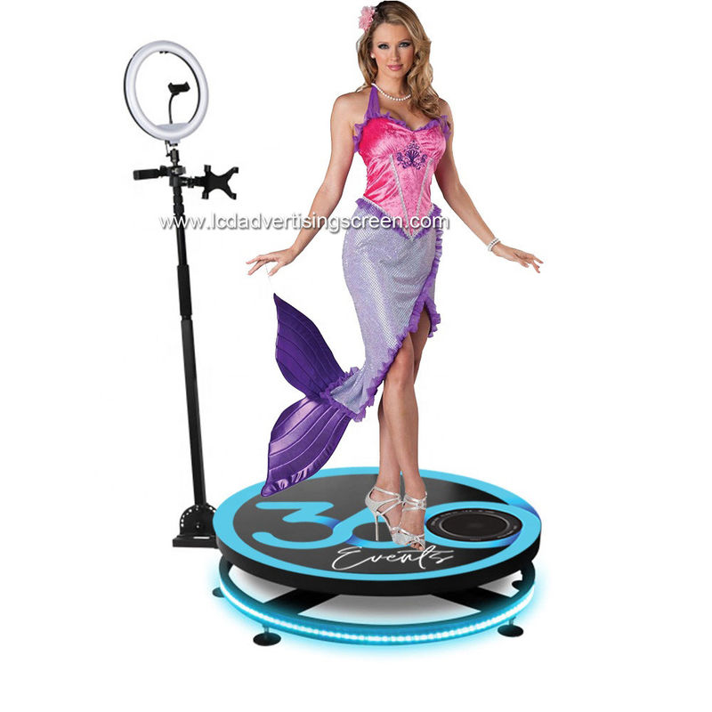 Live Show 360 Degree Rotation Selfie Photo Booth Stand For Wedding Party