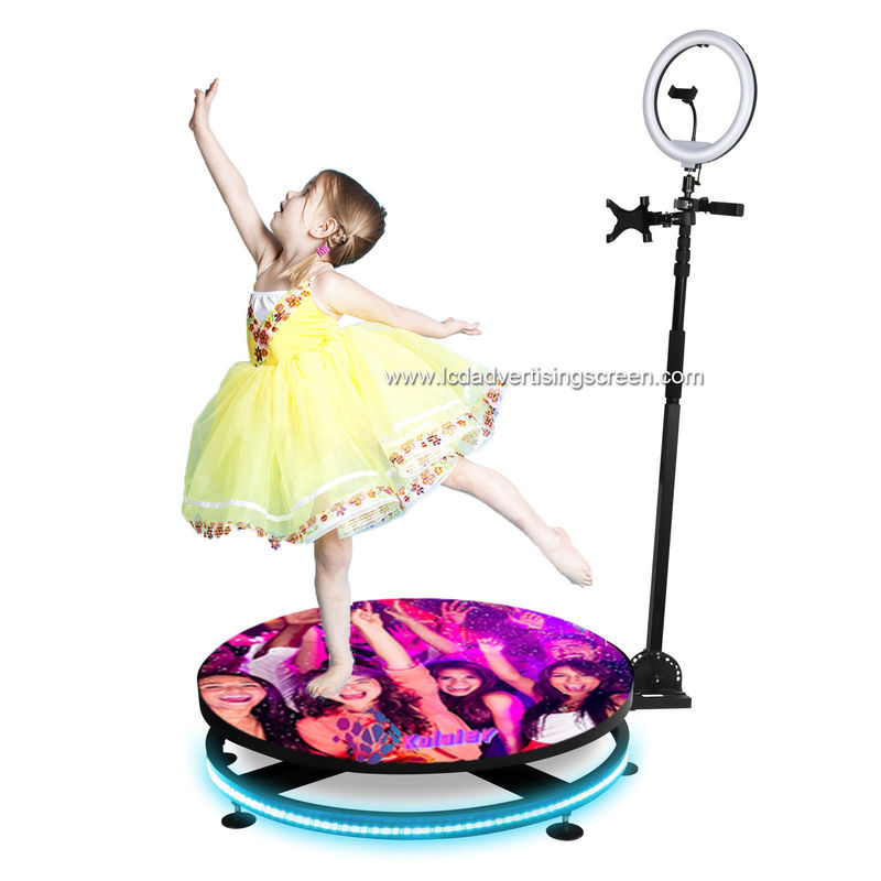 Live Show 360 Degree Rotation Selfie Photo Booth Stand For Wedding Party