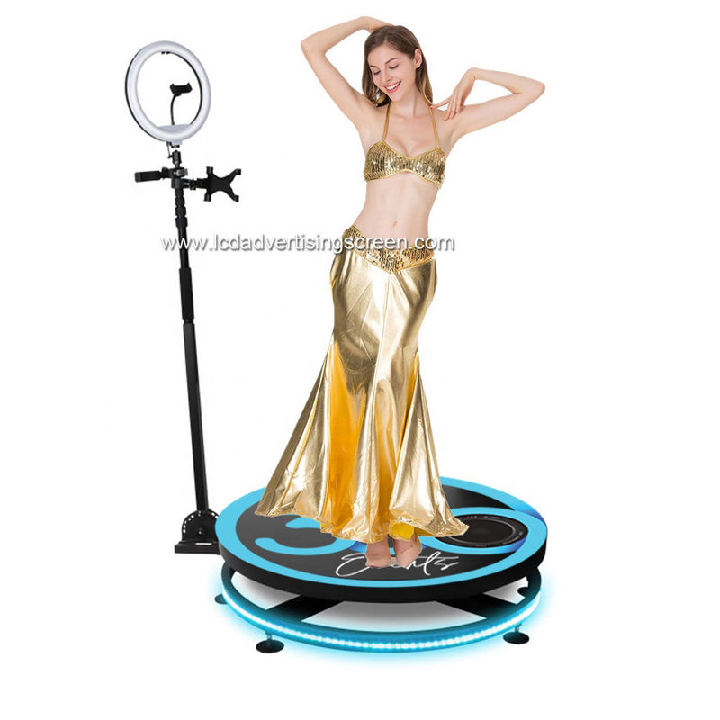Live Show 360 Degree Rotation Selfie Photo Booth Stand For Wedding Party