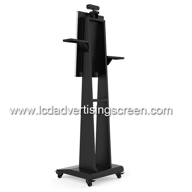 21.5 Inch AIO Ultra Slim Floor Standing Kiosk With Tempered Glass