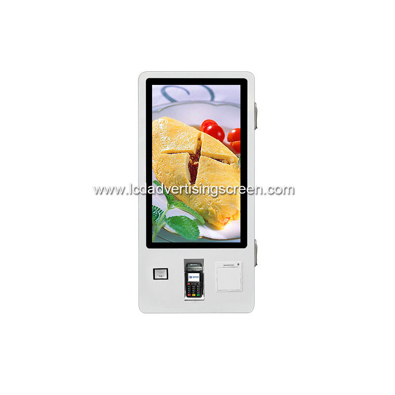 32in Capacitive Touch IPS Screen Self Service Payment Kiosk For Supermarket