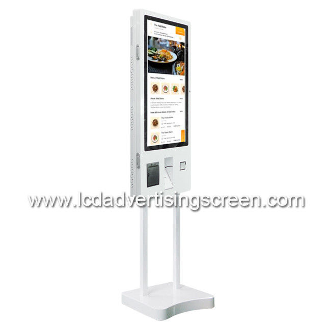 Capacitive Touch  32inch Self Service Payment Kiosk Built With Front Camera