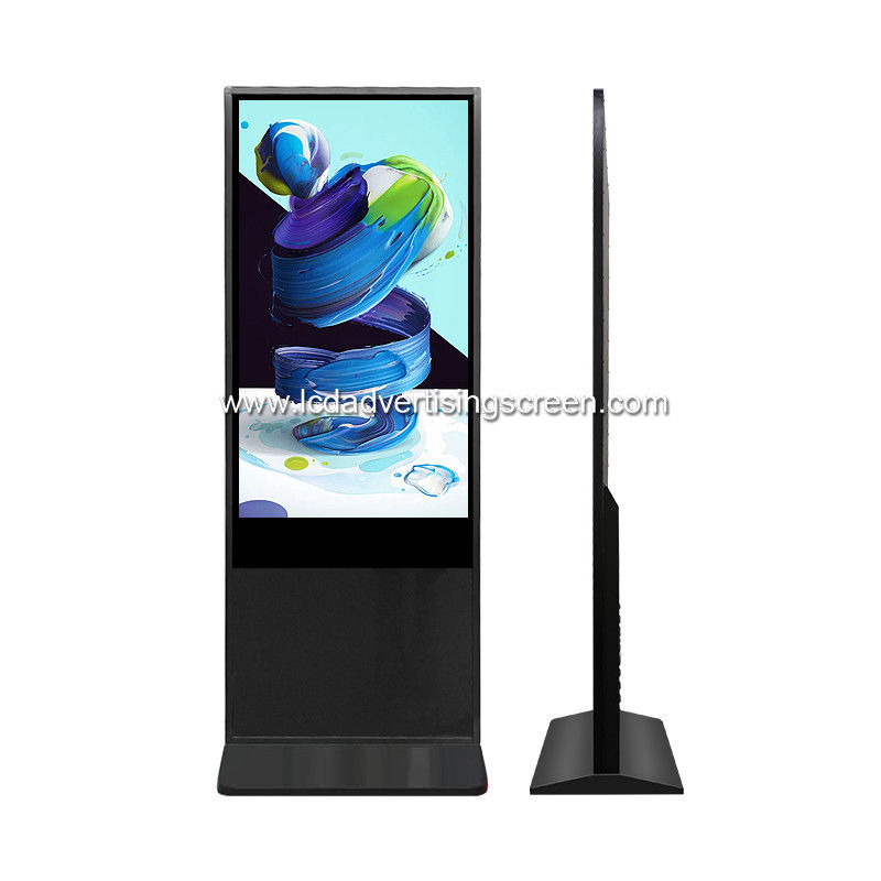 Floor Standing Interactive LCD Touch Screen Digital Signage Totem