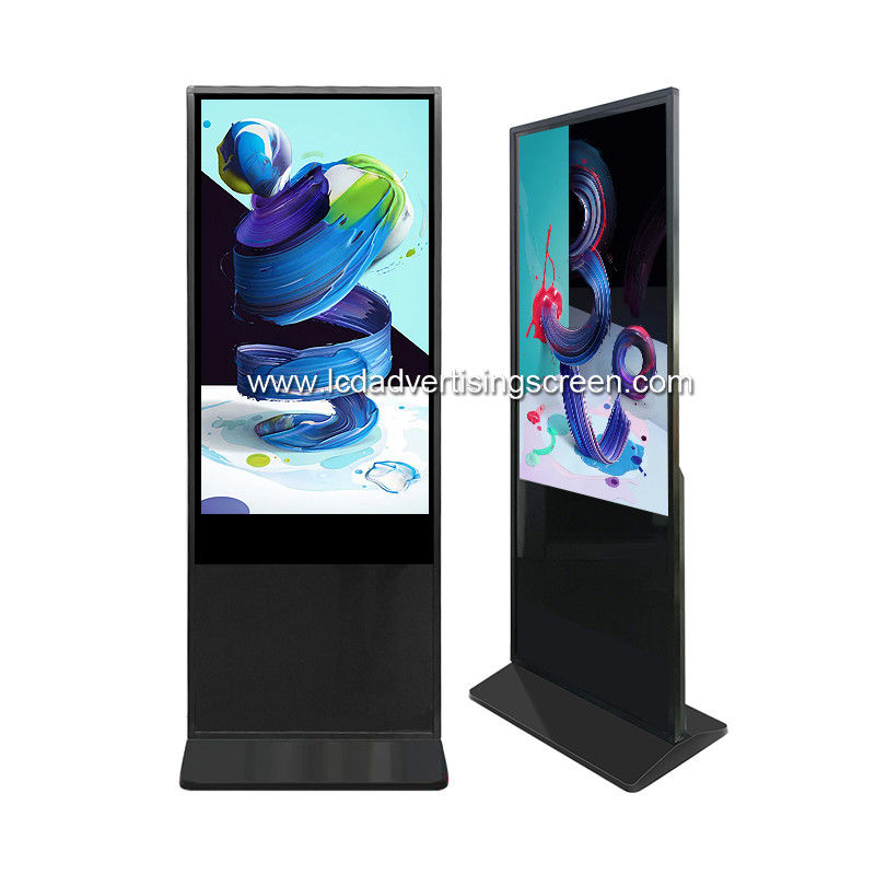 Floor Standing Interactive LCD Touch Screen Digital Signage Totem