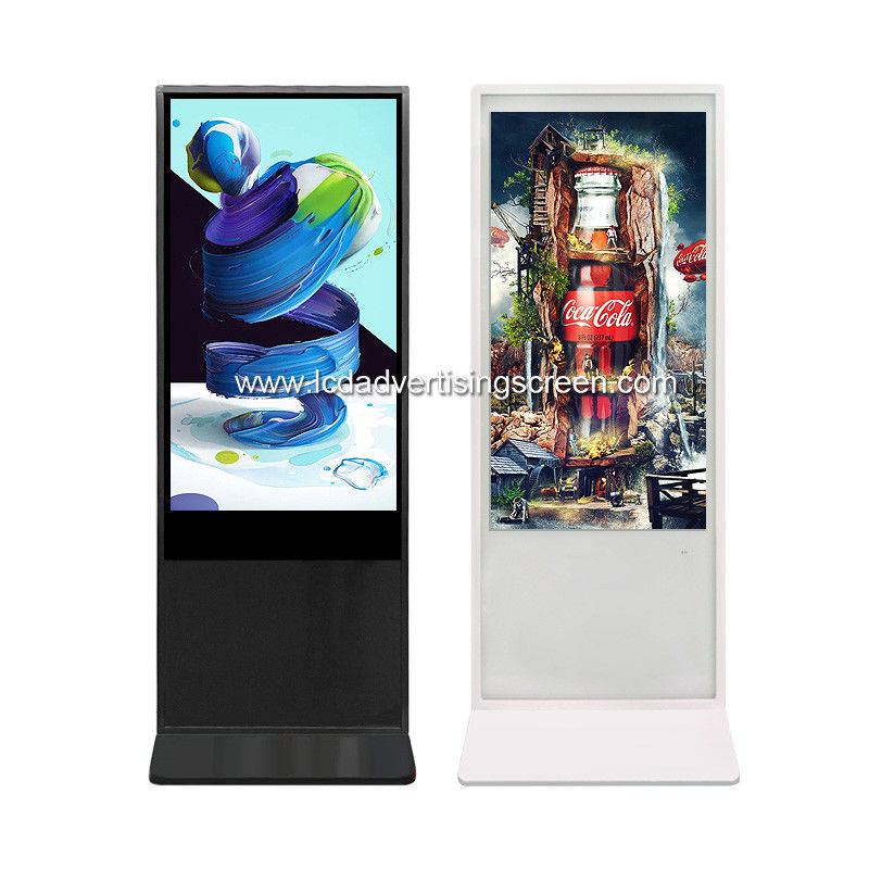 Floor Standing Interactive LCD Touch Screen Digital Signage Totem