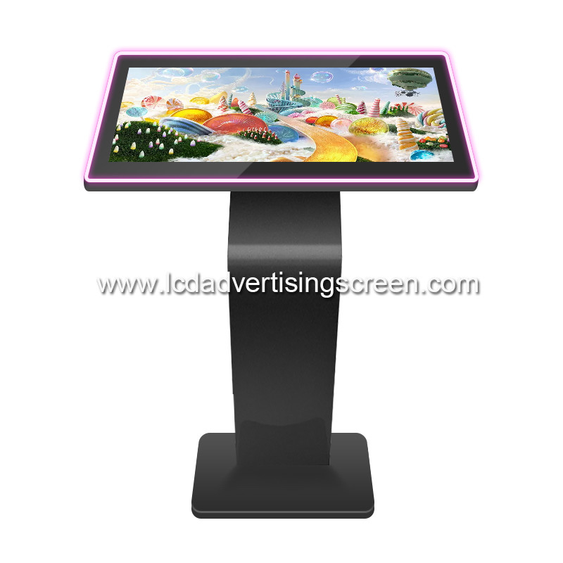 Floor Standing IPS Touch Screen Totem 1920x1080P For Advertising