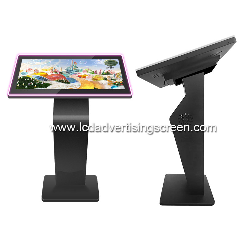 Floor Standing IPS Touch Screen Totem 1920x1080P For Advertising