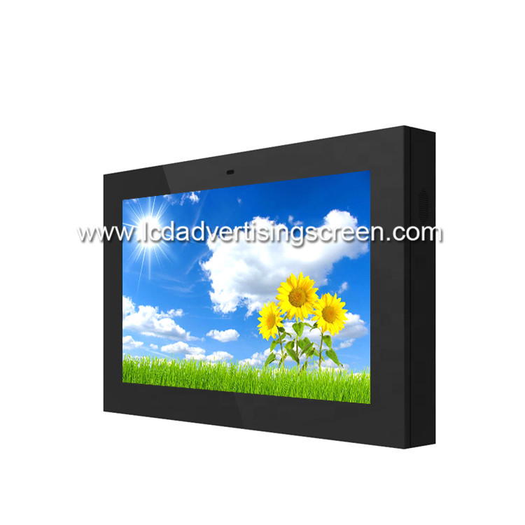 Wall Mounted IPS TFT LCD Outdoor Digital Signage With WLED Backlight